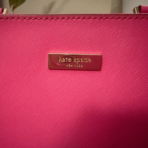 👜 Kate Spade New York Saffiano Leather Tote – Hot Pink 💖 - Picture 3 of 14